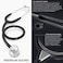 MDF Instruments ProCardial Cardiology Stethoscope, Stainless Steel, Adult, Dual Head, Black Tube, Black Chestpiece-Headset, MDF797BO