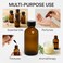 GreenHealth Pack of 12-4 oz Amber Glass Boston Round Bottles w/Black Phenolic Cone Lined Caps
