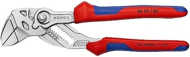 KNIPEX Tools - Pliers Wrench, Chrome, Multi-Component (8605180)