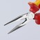 KNIPEX Tools - Long Nose Pliers with Cutter, Chrome, 1000V Insulated (2506160)