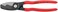 KNIPEX Tools - Cable Shears, Twin Cutting Edge (9511200), 8 inches