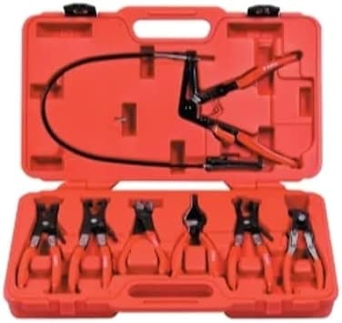 Astro Pneumatic Tool 9406 Hose Clamp Plier Set - 7 Piece