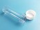 erioctry 25ml Plastic Containers Test Tubes Vials Sample Container with Screw Cap (Pack of 12)