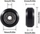 Aokin POM V Slot Wheel Big Plastic Pulley Wheel with Bearing Idler Pulley Gear Perlin Wheel for Creality Ender 3, CR-7, CR-8, CR-10, CR-10S Series 3D Printer, Pack of 10 Pcs