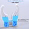 HOZLY HSK 63F Tool Holder Clamp Iron+ABS Flame Proof Rubber Claw