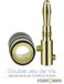 FosPower Banana Plugs 12 Pairs / 24 pcs, Closed Screw 24K Gold Plated Banana Speaker Plug Connectors for Speaker Wire, Wall Plate, Home Theater, Audio/Video Receiver, Amplifiers and Sound Systems