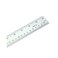 VINCA SSRN-24 Stainless Steel Office Drawing Ruler 0-24 Inch 0-60cm with Non Slip Cork Base Measuring Tool