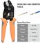 IWISS SN-48B Non-Insulated Tabs and Receptacles Crimping Plier AWG26-16 0.14-1.5mm by Iwiss