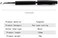 KELUSHI Fibers Optical Cleave Scribe Tool Fiber Optic Cleaving Tool Pen-type Carbide Fiber Scribe(black)