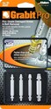 Alden 8440P Grabit Pro Broken Bolt and Damaged Screw Extractor 4 Piece Kit