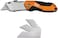 Klein Tools 44130 Utility Knife, Auto-Loading Folding Heavy Duty Retractable Box Cutter, Blade Storage, 3 Blades and Pocket Clip Included