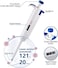 FOUR E's SCIENTIFIC 0.5-10 uL Single-Channel Pipette Adjustable Variable Volume Micropipette High Accurate Pipettor for Laboratory, School