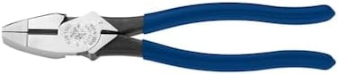Klein Tools D213-9NE Pliers, 9-Inch Side Cutters, High Leverage Linesman Pliers Cut Copper, Aluminum and other Soft Metals