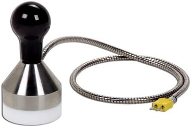 Cooper-Atkins 50014-K Weighted Griddle Surface Thermocouple Probe, Type K, -40 to 500 Degrees F Temperature Range
