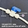Malida Water Purifier Shut Off Ball Valve,Equal 1/4inch OD Tube Quick Push to Connect Plastic Plumbing Fitting,for RO/DI System 10pcs.