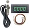 DIGITEN 4 Digital Green LED Tachometer RPM Speed Meter+Hall Proximity Switch Sensor NPN