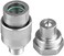 Zinger 3/8" Hydraulic Quick Coupler Set Replaces Enerpac C-604,Connect and Disconnect Under 10,000 PSI Pressure, with 2 Dust Caps
