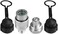 Zinger 3/8" Hydraulic Quick Coupler Set Replaces Enerpac C-604,Connect and Disconnect Under 10,000 PSI Pressure, with 2 Dust Caps