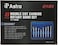 Astro Pneumatic Tool 2181 8-Piece Double Cut Carbide Rotary Burr Set 1/4" Shank in Blow Molded Case