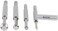 Accusize Industrial Tools 4 Pc Small Hole Gauge Set, Ball Type, inch/mm, 1/8 to 1/5, 1/5 to 3/10, 3/10 to 2/5, 2/5 to 1/2, 3604-5001