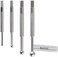 Accusize Industrial Tools 4 Pc Small Hole Gauge Set, Ball Type, inch/mm, 1/8 to 1/5, 1/5 to 3/10, 3/10 to 2/5, 2/5 to 1/2, 3604-5001