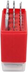 Accusize Industrial Tools U.S. and Metric Thread Measuring Wire Set with Thread Measuring Wire Holders, Eg06-1002