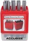 Accusize Industrial Tools U.S. and Metric Thread Measuring Wire Set with Thread Measuring Wire Holders, Eg06-1002