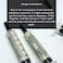 TechDiamondTools Diamond Polishing Paste Set of 5 Syringes X 5 Grams (L), Polishing Finishing Compound, Sizes 5000 8000 14000 50000 100000 Grit, Mesh - With Light(10%) Concentration of Diamond Powders