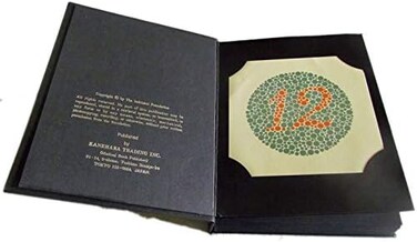 KANEHARA Ishihara Test Chart Books for Colour Deficiency 24 Plates. by
