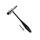 MDF Instruments Tromner Neurological Reflex Hammer with Built-in Brush for cutaneous and Superficial responses - Light - HDP Handle - Black (MDF555P-11)