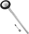 MDF Instruments Babinski Telescoping 2.0 Neurological Reflex Hammer with Built-in Brush - Black (MDF535XT-11)