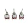 Salecom Electronics Co. 3X DPDT 6 Pin 3 Position ON/ON/ON Guitar Mini Toggle Switch Car/Boat Switches