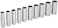 PERFORMANCE TOOL W38402 3/8" Drive 10-Piece Metric Deep Socket Set
