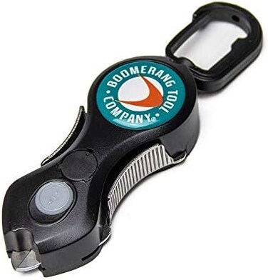 Boomerang Tool Company SNIP Fishing Line Cutters with Retractable Tether and Stainless Steel Blades that Cut Braid, Mono and Fluoro Lines Clean and Smooth!