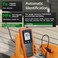 VVV-Group Digital Professional Coating Thickness Gauge Industrial-818 Paint Meter for Fe/NFe with Measuring Range: 0-197 mils   Resolution 0,001 mils