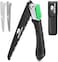 MOSSY OAK Folding Hand Saw for Wood, Bone, PVC, Tree Pruning, Camping, Hunting, Solid TPR Soft Grip with Different Blades and Pouch