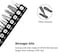MULWARK 11pc 1/4 Mini Ratchet Wrench Close Quarters Pocket Screwdriver Set with High Torque &amp; Low Profile- Micro Right Angle EDC Tool with 90 Degree Mini Offset Reversible Drive Handle&amp; Multi Hex Bit