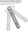 MULWARK 11pc 1/4 Mini Ratchet Wrench Close Quarters Pocket Screwdriver Set with High Torque &amp; Low Profile- Micro Right Angle EDC Tool with 90 Degree Mini Offset Reversible Drive Handle&amp; Multi Hex Bit