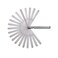 Mitutoyo 184-304S, Thickness Gage/Feeler Gage, 0.05mm to 1mm, 20 Leaves, Straight, 150mm Long Leaves