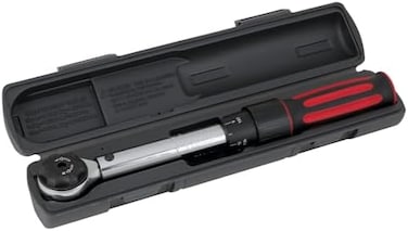 Performance Tool M197 3/8 Inch Drive 250 in/lb Click Torque Wrench With Patented Torque Adjusting Locking Collar