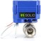 U.S. Solid Motorized Ball Valve- 1/4" Stainless Steel Ball Valve with Full Port, 9-24V AC/DC and 2 Wire Auto Return Setup
