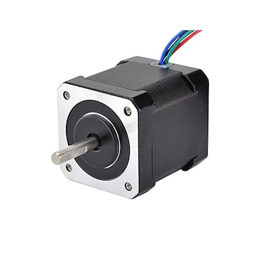 STEPPERONLINE Nema 17 Stepper Motor Bipolar 2A 59Ncm(84oz.in) 48mm Body 4-lead W/ 1m Cable and Connector compatible with 3D Printer/CNC