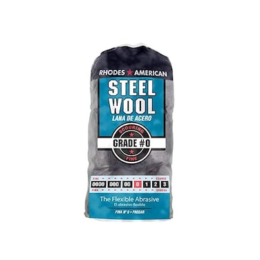 Homax 33873211105 Steel Wool, 12 pad, Fine Grade #0, Rhodes American, Between Coats