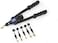Astro Pneumatic Tool 1442 13" Hand Rivet Nut Setter Kit - Metric &amp; Sae W/ 60Pc Rivnuts