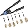 Astro Pneumatic Tool 1442 13" Hand Rivet Nut Setter Kit - Metric &amp; Sae W/ 60Pc Rivnuts
