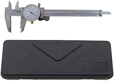 Science Purchase Utility Dial Caliper Measuring Tool - 6 Inch with 0.001" Precision, Stainless Steel, Shockproof