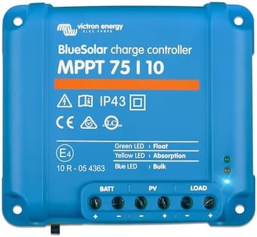 Victron Energy BlueSolar MPPT 100V 50 amp 12/24-Volt Solar Charge Controller