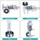 Kynup Digital Caliper, Calipers 6 Inch Measuring Tool with Stainless Steel, IP54 Splash Proof Protection Design, Easy Switch from Inch Metric Fraction, Large LCD Screen (150mm)