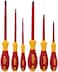 Wiha 32092 Slotted And Phillips Insulated Screwdriver Set, 1000 Volt, 6 Piece