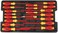 Wiha 32095 Slotted and Phillips Insulated Screwdriver Set, 1000 Volt, 19 Piece